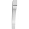 Ekena Millwork 4-in. W x 28-in. D x 32-in. H Merced Architectural Grade PVC Knee Brace BRCP04X28X32MRC - alternate 6